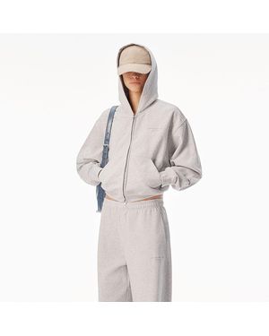 Alexander Wang Crystal Zip Up Hoodie - Multicolor