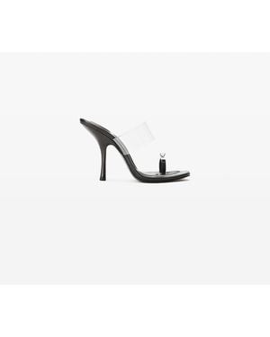 Alexander Wang Bianca 105Mm Sandal - Metallic