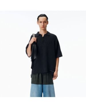 Alexander Wang Wool Polo Shirt - Black