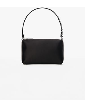 Alexander Wang Heiress Pouch In Satin - Black