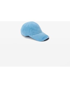 Alexander Wang Distressed Baseball Cap - Blue