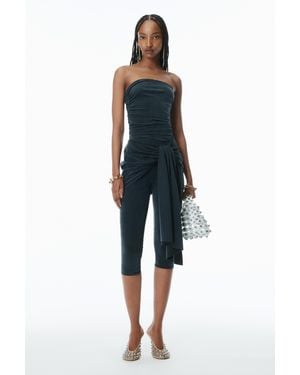 Alexander Wang Pre-styled Wrap Catsuit - Blue