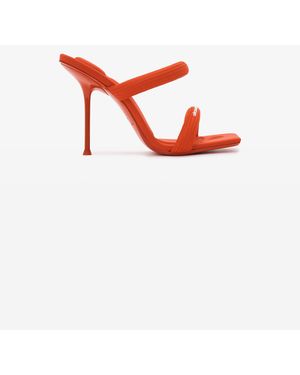 Alexander Wang Julie 105Mm Tubular Webbing Sandal - Red