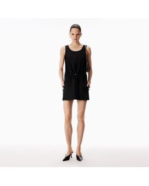 Alexander Wang Ruched Waist Mini Dress - Black