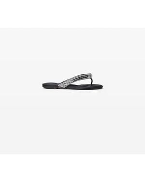Alexander Wang Jenna Tubular Flat Thong Sandal - White