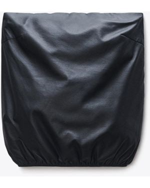 Alexander Wang Leather Bubble Top - Black