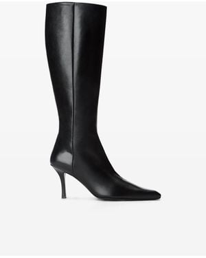 Alexander Wang Vivica 85mm Knee-high Boot In Leather - Black