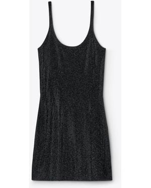 Alexander Wang Crystal Hotfix Dress - Black
