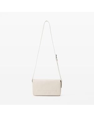 Alexander Wang Punch Flap Crossbody - White