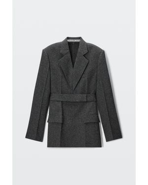 Alexander Wang Belted Blazer Dress - Black