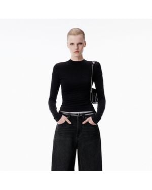 Alexander Wang Layered Long Sleeve Tee - Black