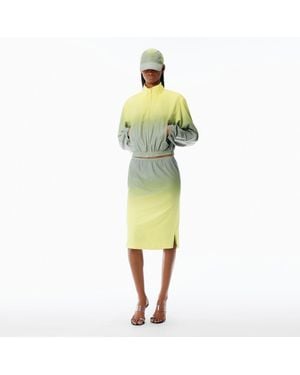 Alexander Wang Reflective Shrunken Track Jacket - Yellow