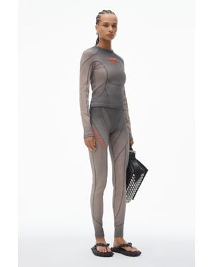 Alexander Wang Blade Logo Legging - Multicolour
