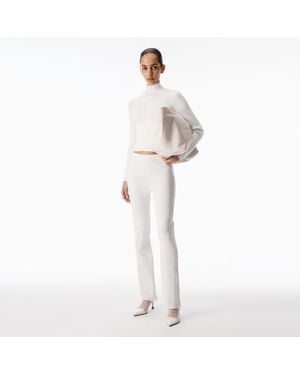 Alexander Wang Debossed Logo Fitted Jacket - White