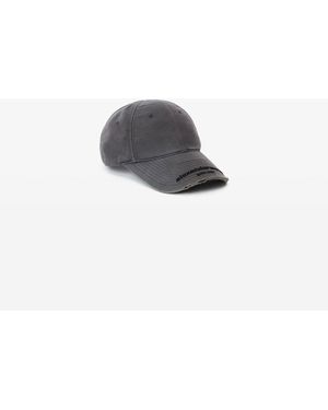 Alexander Wang Distressed Logo Baseball Cap - Grey