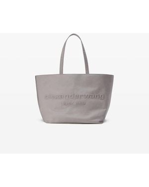 Alexander Wang Canvas Punch Large Tote - Grey