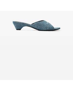 Alexander Wang Cher 35Mm Kitten Mule - Blue