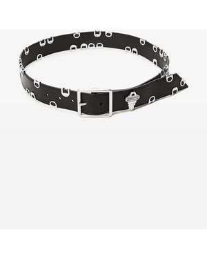 Alexander Wang Black Leather Belt With Hardware