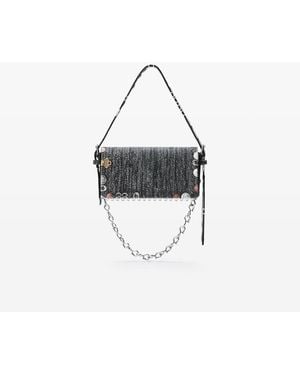 Alexander Wang Ricco Rogue Slim Flap Bag - White