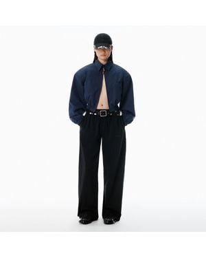 Alexander Wang Cotton-Jersey Sweatpants - Blue