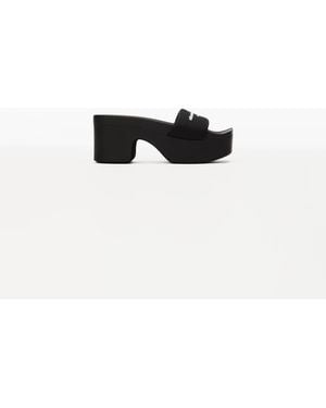 Alexander Wang Women Aw Platform Slide - Black