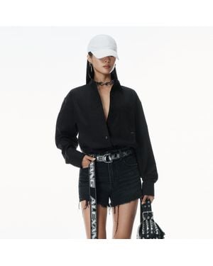 Alexander Wang Boyfriend Shirt - Black