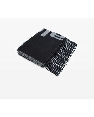 Alexander Wang Logo Jacquard Scarf - Black