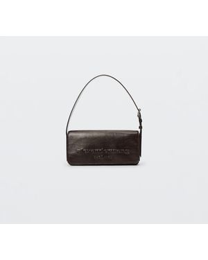 Alexander Wang Punch Flap Shoulder Bag - White