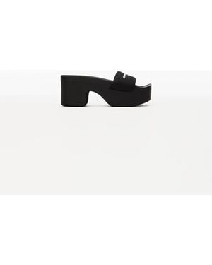 Alexander Wang Women Aw Platform Slide - Black