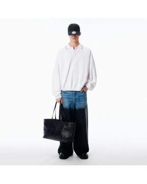 Alexander Wang Surge Leather Coated Jean - White