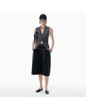 Alexander Wang Pre-Styled Shorts With Hardware - Black