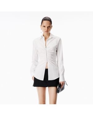 Alexander Wang Gathered Bust Shirt - White