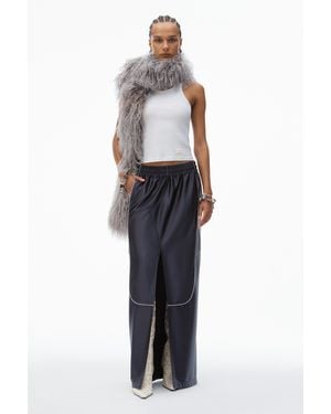 Alexander Wang Skirt With Logo - Blue