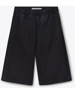 Alexander Wang Perforated Logo Mid-Rise Short - Blue