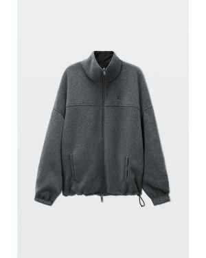 Alexander Wang Reversible Funnel Track Jacket - Grey