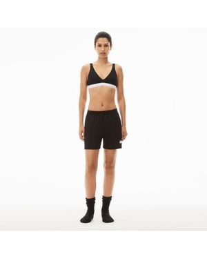 Alexander Wang Cotton Relaxed-Fit Short - Black