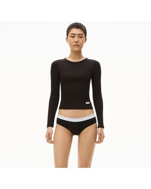 Alexander Wang Long-Sleeve Tee - Black