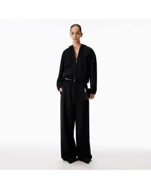 Alexander Wang Mid-Rise Track Pant - Black