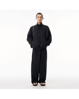 Alexander Wang Perforated Logo Track Jacket - Black