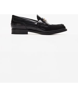 Alexander Wang Carter Logo Leather Loafer - Black