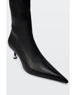 Alexander Wang Fei 65 Mm Stretch Thigh High Boot - Black