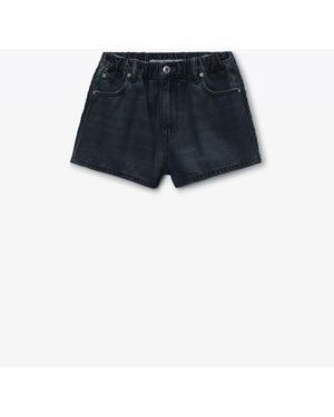 Alexander Wang Logo-Embossed Marathon Shorts - Black