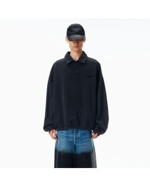 Alexander Wang Long Sleeve Polo - Blue