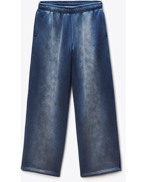 Alexander Wang Sweatpant Hotfix Terry Mid-Rise - Blue