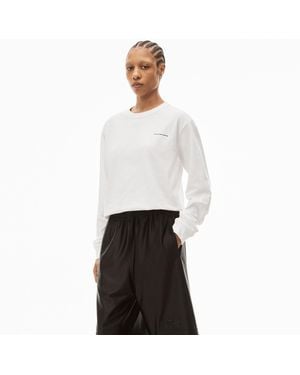 Alexander Wang Long-Sleeve Tee - White