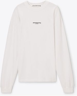 Alexander Wang Logo Print Tee - White