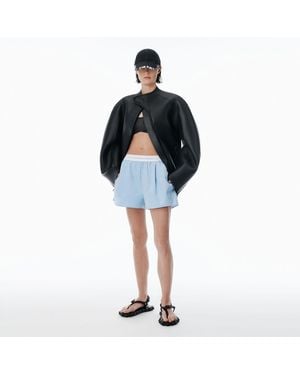 Alexander Wang Organic Cotton Boxer Shorts - Black