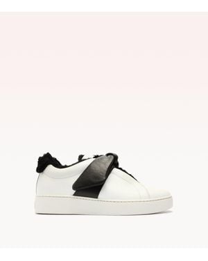 Old-Core Asymmetric Clarita Sneaker Montone Black - Natural