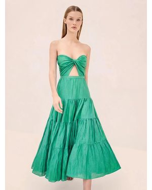 alexis green feather dress THE ALEXIS FEATHER TRIM MINI DRESS (TURQUOISE/GREEN) | Love Cherish main image 1