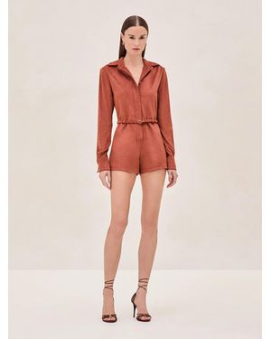 Alexis Archer Romper - Pink